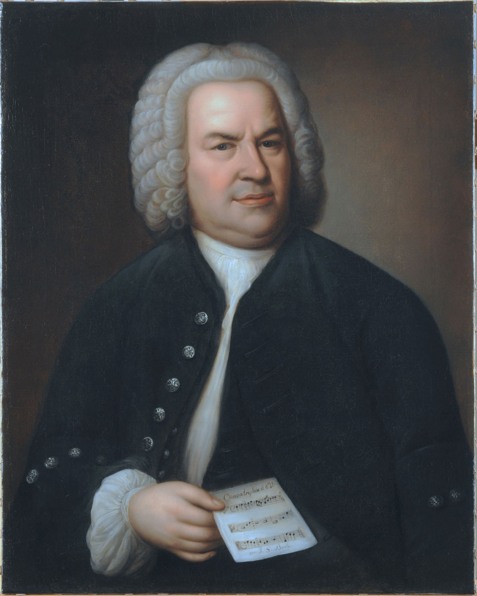 Anonym: Johann Sebastian Bach nach Elias Gottlob Haussmann, vermutlich Mitte des 19. Jahrhunderts, 81,3 x 64,5 cm; © Sammlung Bach-Archiv Leipzig/Foto: Sybille Reschke