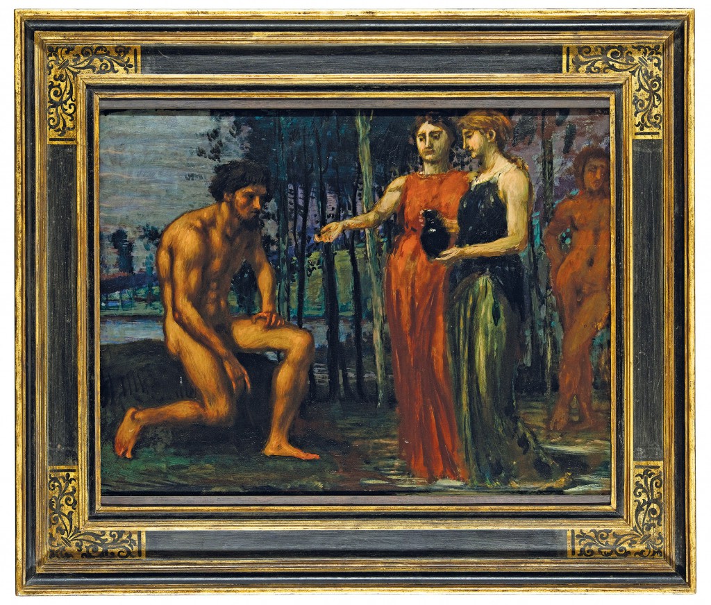 Hans von Marées, Die Labung, 1880, 64 × 85 cm; Museum Wiesbaden