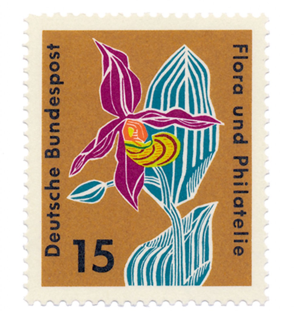 Otto Rohse, Briefmarken-Serie „Flora und Philatelie“, 1963