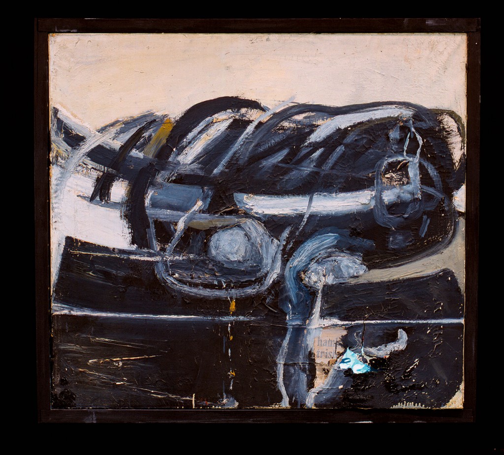 Wolf Vostell, Transmigración II, 1958, 91 × 102 × 40 cm; Zentrum für Kunst und Medientechnologie Karlsruhe