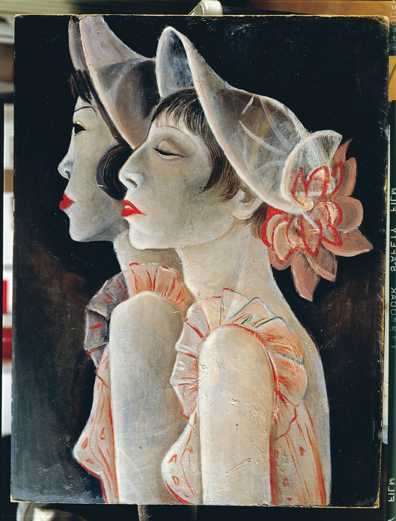 Jeanne Mammen, Revuegirls, um 1928/29, 64 × 47 cm; Berlinische Galerie, Berlin