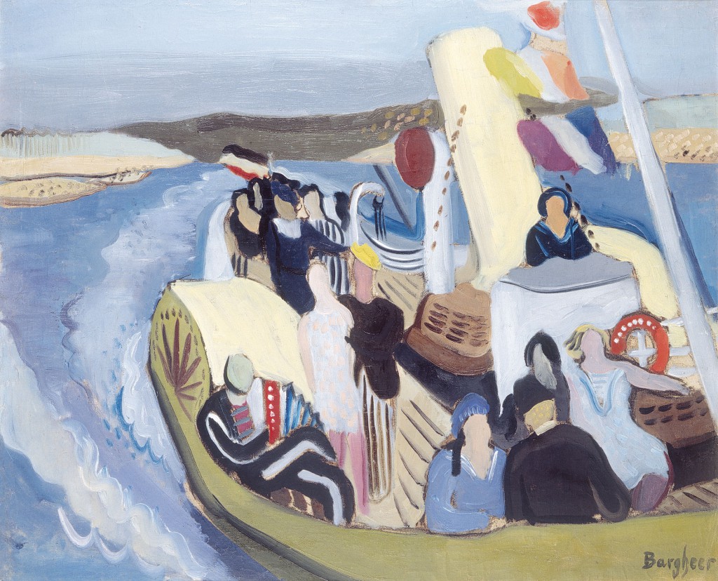 Eduard Bargheer, Ankunft der Harmonie, 1932, 85 × 108 cm; Eduard Bargheer-Haus, Hamburg