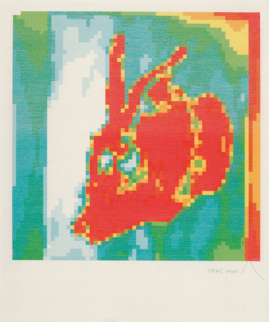 Herbert W. Franke, Lepus europaeus Dürer, 1975 – erworben von der Kunsthalle Bremen für ihr Kupferstichkabinett mit Unterstützung der Kulturstiftung der Länder