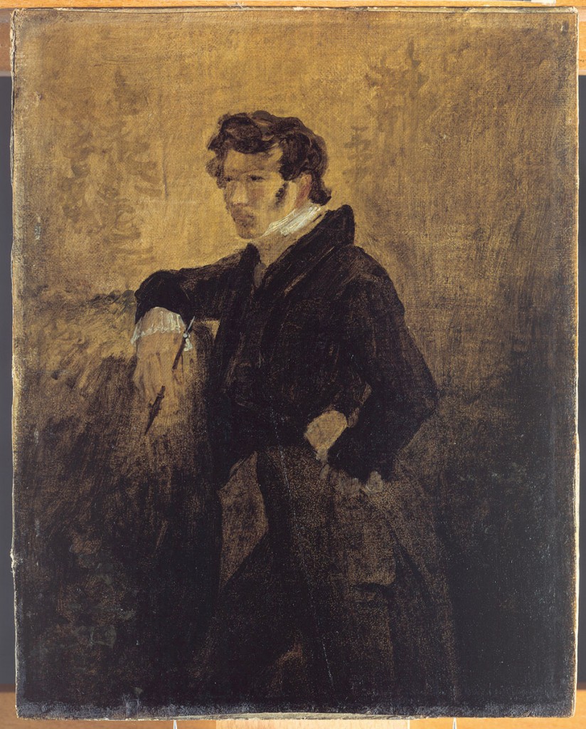 Carl Blechen, Selbstbildnis, 1825, Alte Nationalgalerie, Berlin
