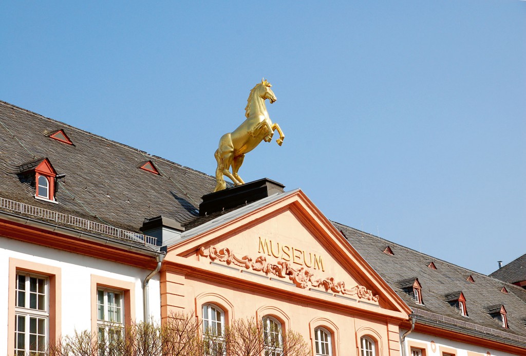 Das Landesmuseum Mainz in der Golden-Ross-Kaserne, dem ehemaligen kurfürstlichen Marstall