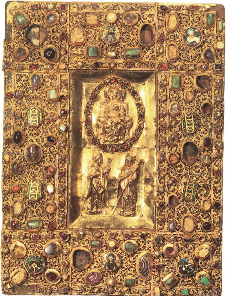 Samuhel Gospels, Cover binding, circa 840, Quedlinburg Cathedral Treasury