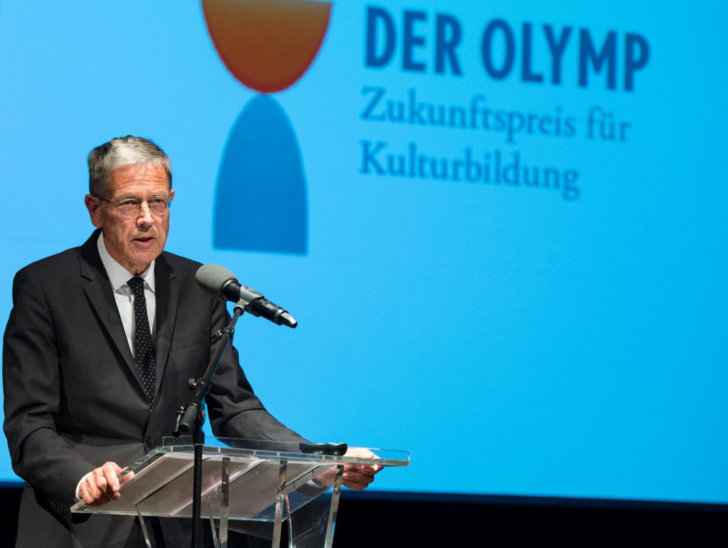 Überbrachte die Glückwünsche der Kultusministerkonferenz: Staatsrat Dr. Michael Voges aus Hamburg; Foto: Stefan Gloede