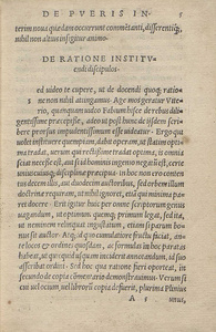Desiderius Erasmus, De ratione studii [Über das Lernen, lat.], Strasbourg: Johann Herwagen, 1524; Bibliothèque municipale de Lyon