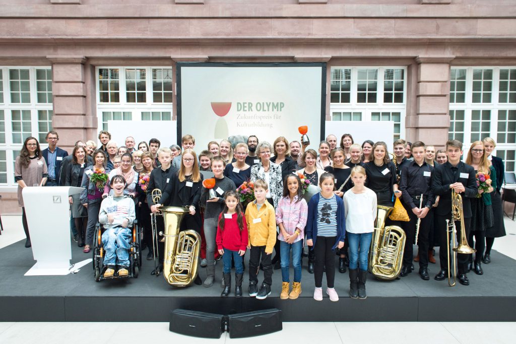 Gewinner und Nominierte des Kinder zum Olymp!-Wettbewerbs 2017; © Foto: Stefan Gloede