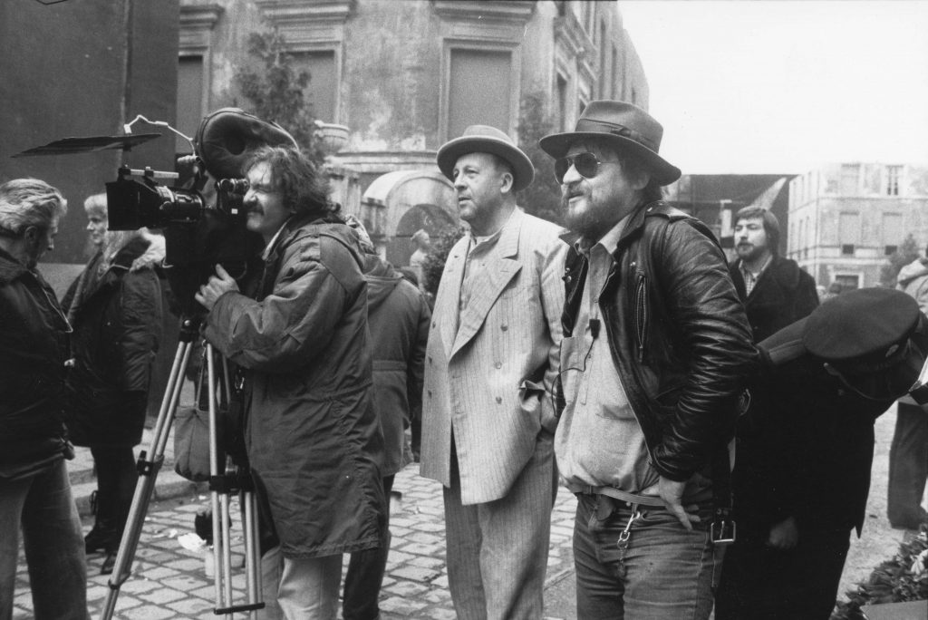 Dreharbeiten zu Berlin Alexanderplatz, Regie: Rainer Werner Fassbinder, 1980; © RWFF