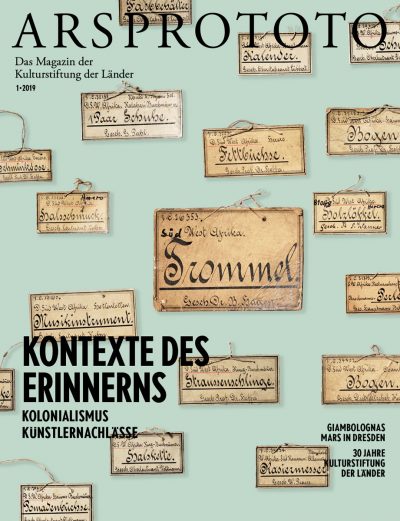 Arsprototo Cover Ausgabe 1-2019 Kontexte des Erinnerns