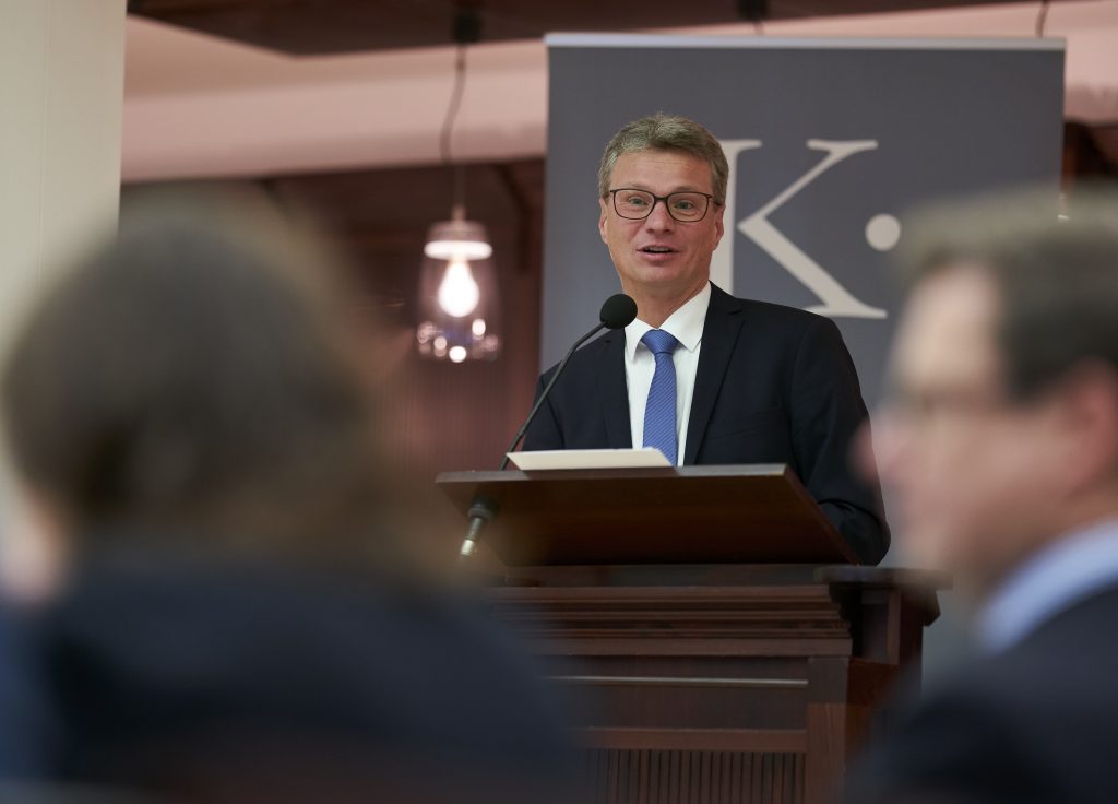 Rede des Bayerischen Staatsministers für Wissenschaft und Kunst, Bernd Sibler, anlässlich des Kulturfrühstücks am 28.11.2019; © Bayerische Staatskanzlei I Henning Schacht