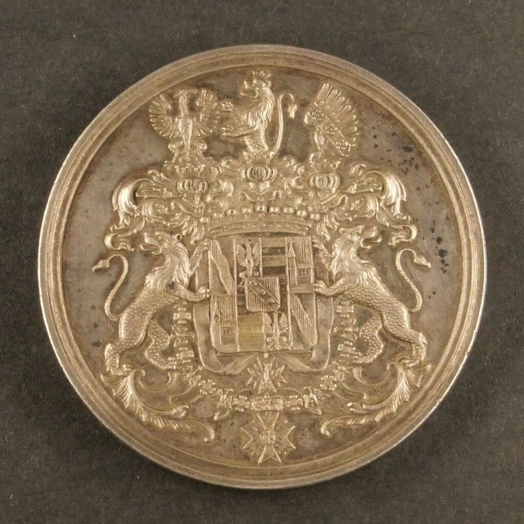 Münze mit Wappen