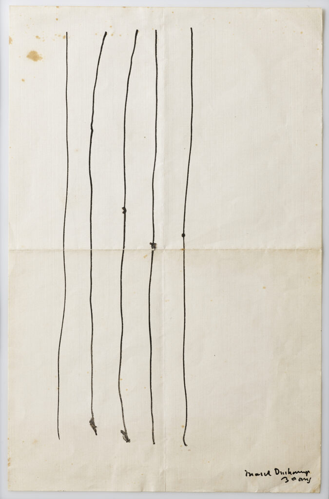 Karte mit Linien