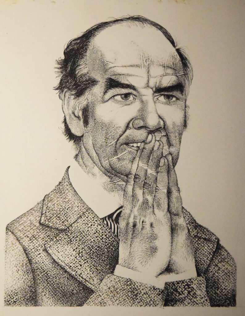 Zeichnung eines Mannes