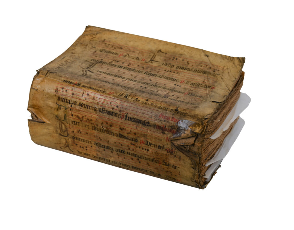 Einband aus alter Handschrift