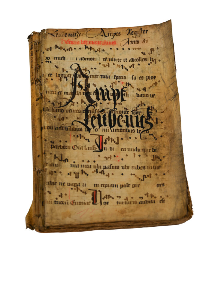 Einband aus alter Handschrift