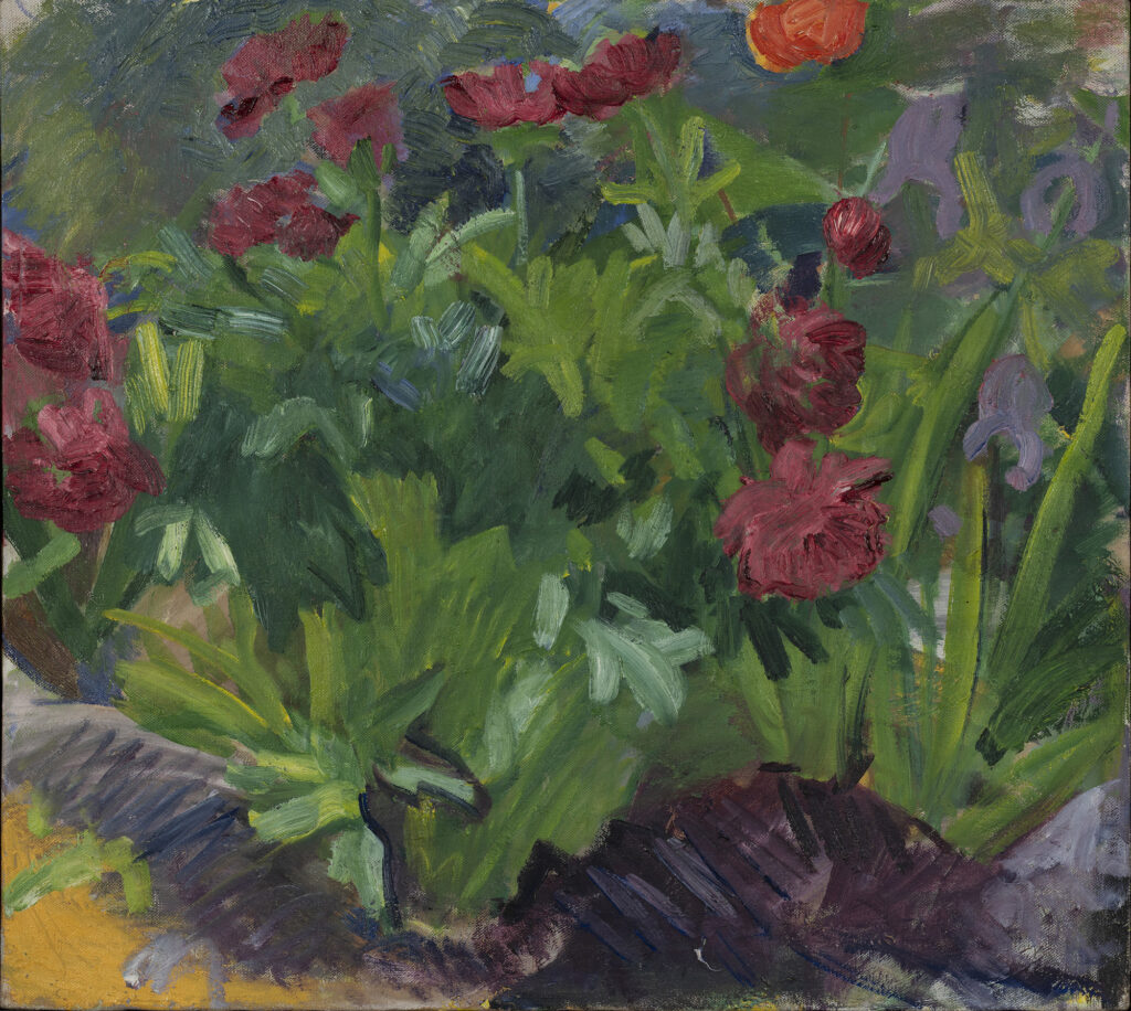 expressionistisches Blumengemälde