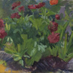 expressionistisches Blumengemälde