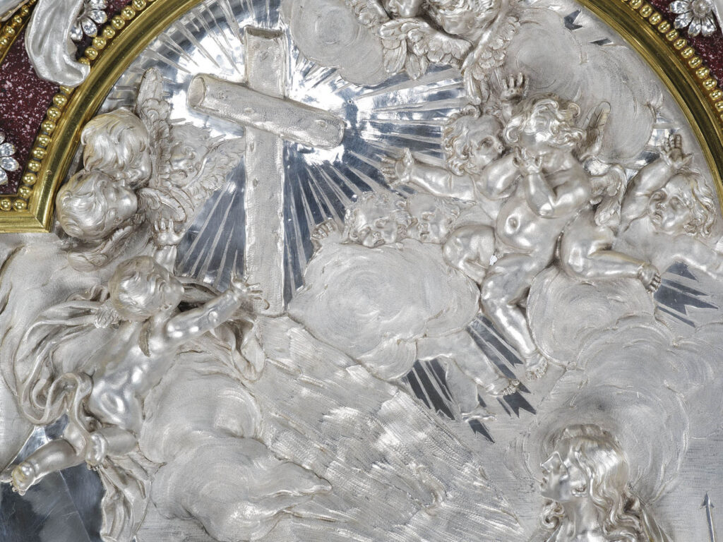 Detailansicht des Reliefs