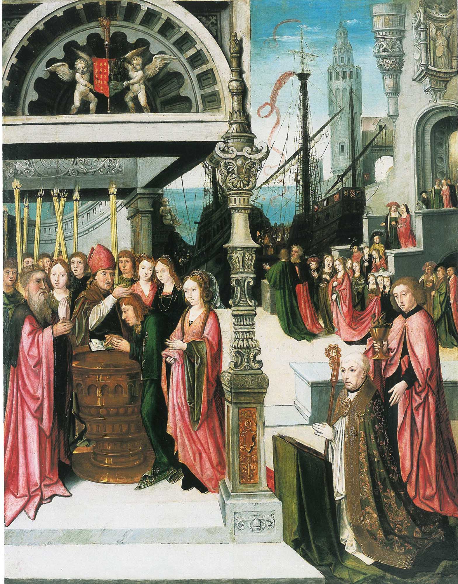 Gemälde mit Szenen aus der Ursula-Legende