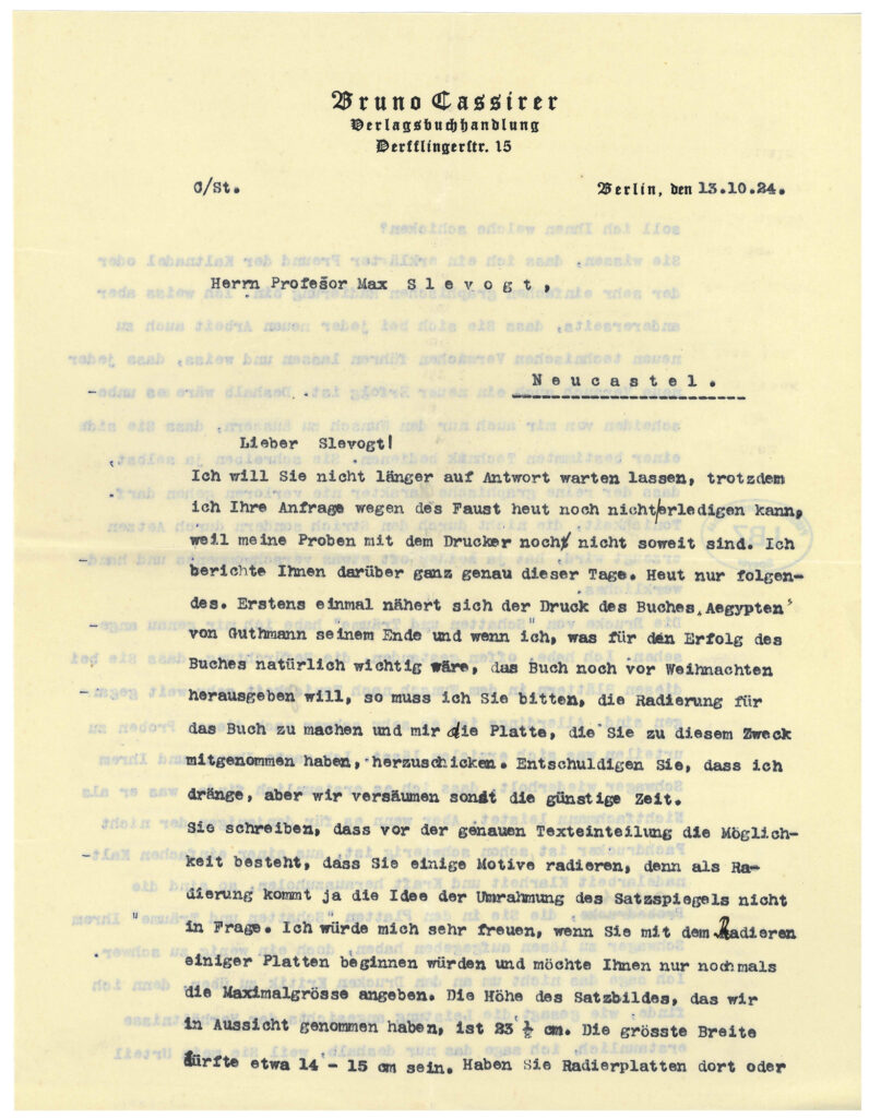 maschinengeschriebener Brief