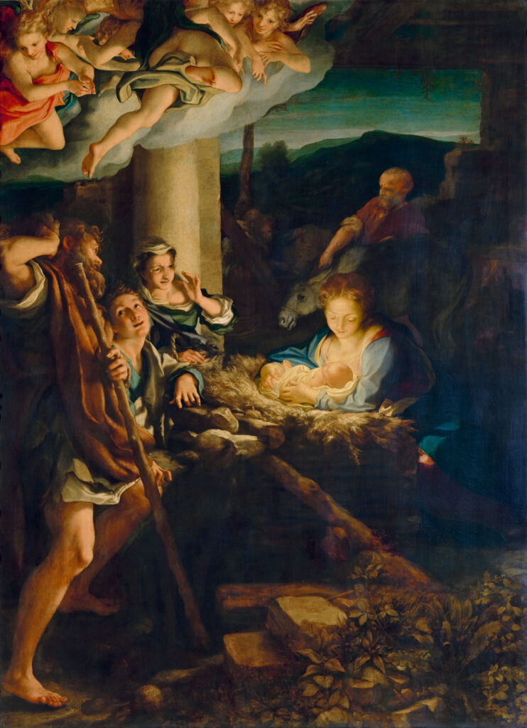 Gemälde der Geburt Christis
